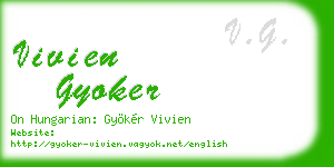 vivien gyoker business card