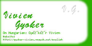 vivien gyoker business card